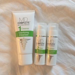 MD complete 3 step acne clearing system